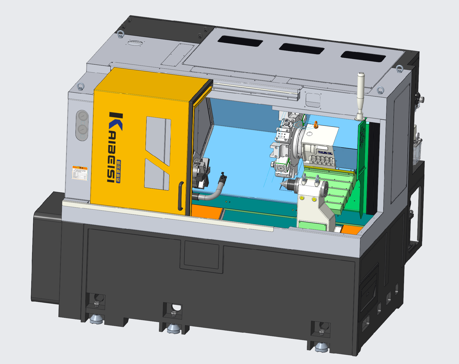 車銑復郃機(ji)(無Y軸/帶(dai)尾座)